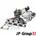 JP GROUP Lader, Aufladung mit Dichtungen für SKODA VW SEAT AUDI VAG 06J145701NV 06J145713KV 06J145701NX 1117409200