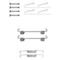 HELLA Zubehörsatz, Feststellbremsbacken hinten rechts links für MERCEDES-BENZ 1639930010 A1639930010 8DZ 355 201-811