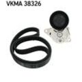 SKF Keilrippenriemensatz für MITSUBISHI ALFA ROMEO FIAT TOYOTA LANCIA BMW 90916-02337 90916-02336 11282250246 VKMA 38326