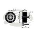 GATES Umlenk-/Führungsrolle, Keilrippenriemen DriveAlign® 65mm für SKODA VW AUDI 022145276C 022145276F 071145276A T36300