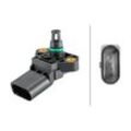 HELLA Sensor, Ladedruck Saugrohrdruck Ladedruck,Sensor, geschraubt für SKODA VW SEAT AUDI PORSCHE 03K.906.051. 03K906051 6PP 358 152-261