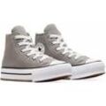 Sneaker CONVERSE "CHUCK TAYLOR ALL STAR EVA LIFT", Gr. 35, grau (totally neutral), Textil, sportlich, Schuhe