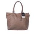 Abro Damen Handtasche, beige, Gr.