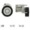 SKF Riemenspanner, Keilrippenriemen Ø70mm 70mm für SKODA VW SEAT (SVW) AUDI 030145299F 030145299C VKM 31015