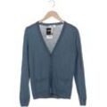 Peter Hahn Damen Strickjacke, blau, Gr. 36