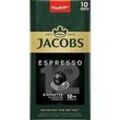 Jacobs Professional Espresso 12 Ristretto Kaffeekapseln, Röstkaffee, 10 x 52 g, Nespresso®-kompatibel, gemahlen