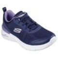 Sneaker SKECHERS "SKECH-AIR DYNAMIGHT 2.0-NEW HEIGHTS", Damen, Gr. 35, blau (navy), Textil, Lederimitat, casual, Schuhe Sneaker, Schnürschuh, Fitnessschuh, Halbschuh, Freizeitsch mit Memory Foam