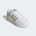 Sneaker ADIDAS ORIGINALS "FORUM BOLD", Gr. 36, cloud weiß, magic beige, schwarz braun, Leder, Synthetik, sportlich, Schuhe