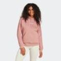 Kapuzensweatshirt ADIDAS SPORTSWEAR "W LIN FL HD", Damen, Gr. L, warm clay, weiß, Obermaterial: 55% Baumwolle, 36% Polyester, 9% Viskose, sportlich, Sweatshirts