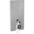 Geberit Monolith Stand-WC-Modul 131203JV5 Bauhöhe 101cm, Front betonoptik, Seite aluminium