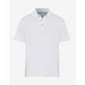 Brax Herren Polo Style PETE, Weiß, Gr. L