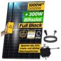 Epp Balkonkraftwerk Komplettset PV 1000W Bifazial Growatt NEO Wechselrichter 800W