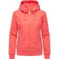 Outdoorjacke RAGWEAR "Oggie YOUMODO", Damen, Gr. L (40), orange (koralle), Obermaterial: 100% Polyester, Innenfutter: 100% Polyester, Basic, gerade hüftbedeckend, hoch geschlossener Ausschnitt, Langarm Ärmel ohne Ärmelschlitz Bündchen mit Windstopper, Jacken, Wasserdichte und atmungsaktive Übergangsjacke