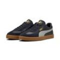 Sneaker PUMA "CLUB II ERA", Gr. 41, new navy, cool mid gray, gum, Leder, unifarben, sportlich, Schuhe