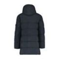 Steppjacke LERROS "LERROS Gefütterte Herren Steppjacke mit Kapuze", Herren, Gr. 4XL, blau (blau night), 100% Polyester, Langarm, Jacken, Wasser- und windabweisend, atmungsaktiv