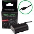 PATONA Premium USB-C Akku-Adapter LP-E6 E6N E6NH