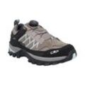 Wanderschuh CMP "RIGEL LOW WMN FITGO TREKKING SHOES WP", Gr. 37, deserto, opale, Synthetik, Leder, sportlich, Schuhe, wasserdicht