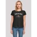 T-Shirt F4NT4STIC "Driving Home Weihnachten", Damen, Gr. 3XL, schwarz, Obermaterial: 100% Baumwolle, casual, oversize, Rundhals, Kurzarm ohne Bündchen, Shirts, Weihnachten, Geschenk, Logo