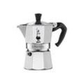 BIALETTI Moka Express 4 Espressokocher silber, 4 Tassen