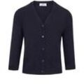 Strickjacke aus 100% Premium-Kaschmir Peter Hahn Cashmere blau, 42