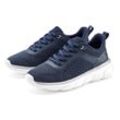 Sneaker JOHN DEVIN, Herren, Gr. 39, blau (marine), Obermaterial: 80% Textilmaterial, 20% Lederimitat. Futter: 100% Textilmaterial. Decksohle: 100% Textilmaterial. Laufsohle: 100% Synthetik, unifarben, casual, Schuhe, Slipper, Halbschuhe, Freizeitschuhe, Slip-On Sneaker Unisex VEGAN