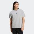 T-Shirt ADIDAS SPORTSWEAR "M A SZN T", Herren, Gr. L, grau (medium grau heather), Obermaterial: 100% Baumwolle, sportlich, Rundhals, Shirts