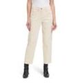 Stoffhose BETTY BARCLAY "Betty Barclay Casual-Hose mit Eingrifftaschen", Damen, Gr. 34, Normalgrößen, weiß (antique weiß), Obermaterial: 98% Baumwolle, 2% Elasthan., casual, slim fit 3/4-Länge, Hosen, Taschen