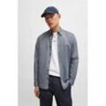 Businesshemd BOSS ORANGE "Rickert_M", Herren, Gr. M, N-Gr, blau (navy418), Web, Obermaterial: 100% Baumwolle, unifarben, casual, regular fit, hoch geschlossener Ausschnitt, Langarm eingesetzt Manschette mit Knöpfen, Hemden, mit Button-down-Kragen