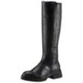 Stiefel GABOR, Damen, Gr. 37, Normalschaft, schwarz, Kalbsleder, Textil, unifarben, klassisch, Schuhe, Blockabsatz, Langschaftstiefel mit bequemer Best Fitting-Ausstattung