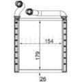 MAHLE Wärmetauscher, Innenraumheizung für VW CUPRA AUDI 3C0819031A 3C0819031 AH 223 000S