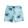 Boardshorts BILLABONG "Sundays Pro", Jungen, Gr. 28, blau (coastal), 90% Polyester, 10% Elasthan, Hosen