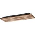 ANDAS Deckenleuchte "Unnestad Akustikpaneele", braun (holz, natur), 1 flammig, H: 5,70cm, 4 St., Lampen, schwarze LED Diffuser, Holz, Akustik, Paneele, 3000K - 80 x 30 cm