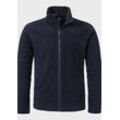 Fleecejacke SCHÖFFEL "Urban CIRC Fleece Jk Style Purga MNS", Herren, Gr. 48, blau (8820, blau), Oberstoff : 100% Polyester, modisch, relaxed fit, hoch geschlossener Ausschnitt, Langarm, Jacken