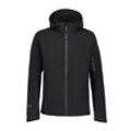 Softshelljacke ICEPEAK "H SOFTSHELLJACKE BARMSTEDT", Herren, Gr. 48, basic schwarz, Obermaterial: 100% Polyester, sportlich, normal, Langarm, Jacken