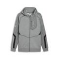 Sweatjacke PUMA "BMW M Motorsport Kapuzenjacke Herren", Herren, Gr. L, grau (medium gray heather), Obermaterial: 32% Polyester, 68% Baumwolle; Taschenfutter: 100% Baumwolle; Kapuzenfutter: 100% Baumwolle; Ärmel: 68% Baumwolle, 32% Polyester; Kapuze: 28% Polyester, 72% Baumwolle; Rippe: 97% Baumwolle, 3% Elasthan; Einsatz: 72% Baumwolle, 28% Polyester; Seitentascheu00a0u2013 Oben: 100% Baumwolle; S