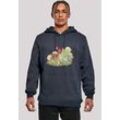 Kapuzenpullover F4NT4STIC "Disney Bambi Disney Bambi & Thumper Playing", Herren, Gr. L, blau (navy), Obermaterial: 65% Baumwolle, 35% Polyester, casual, slim fit, Langarm, Pullover, Premium Qualität