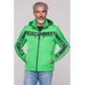 Outdoorjacke CAMP DAVID, Herren, Gr. 4XL, grün, Material Oberstoff: 100% Polyester, Futter Rumpf: 100% Polyamid, Futter Ärmel: 100% Polyester, Füllung: 100% Polyester, bedruckt, bestickt, casual, lässig geschnitten normal, Langarm eingesetzt gerader Abschluss, Jacken, mit Brusttaschen