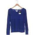 Oui Damen Pullover, blau, Gr. 38