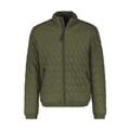 Steppjacke LERROS "LERROS Superleichte Herren Steppjacke", Herren, Gr. L, grün (olive), 100% Polyester, Langarm, Jacken, Wasser- und windabweisend