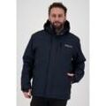 Winterjacke DEPROC ACTIVE "MONTREAL MEN", Herren, Gr. L (52), blau (schwarz navy), 96% Polyester; 4% Elastan mit TPU Membrane, sportlich, Langarm Windstopperbündchen mit verstellbarem Klettverschluss,mit Schneefang,mit Daumenlöchern, Jacken, auch in Großen Größen erhältlich