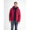 Outdoorjacke LERROS "LERROS Sportive Funktions-Steppjacke für Herren", Herren, Gr. XL, rot (deep garnet rot), 100% Polyester, Langarm, Jacken, Wasser- und windabweisend