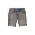 TOM TAILOR Herren TTJOSH Regular Slim Jeans Shorts, grau, Uni, Gr. 32