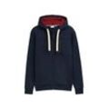 TOM TAILOR Herren Sweatjacke mit Kapuze, blau, Uni, Gr. S