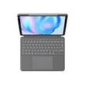 Logitech Combo Touch - Tastatur und Foliohülle - mit Trackpad - hintergrundbeleuchtet - Apple Smart connector - QWERTZ
