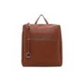 Rucksack SURI FREY "Rucksack SFY Debby", Gr. B/H/T: 30cm x 37cm x 12cm, braun (cognac 700), Polyester, Rucksäcke