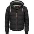 Alessandro Salvarini Winterjacke Herren Baumwolle, schwarz