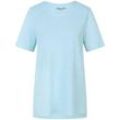 Rundhals-Shirt Benedikte Green Cotton blau, 52