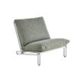 Brafab Blixt Lounge sessel Light Grey/Teddy verde