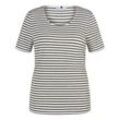 Rundhals-Shirt Anna Aura weiss, 46