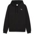 Sweatshirt PUMA "TAD ESSENTIALS Hoodie aus French Terry Herren", Herren, Gr. M, schwarz, Obermaterial: 30% Polyester, 70% Baumwolle; Taschenfutter: 100% Baumwolle; Rippe: 97% Baumwolle, 3% Elasthan, normal, Rundhals, Langarm, Sweatshirts